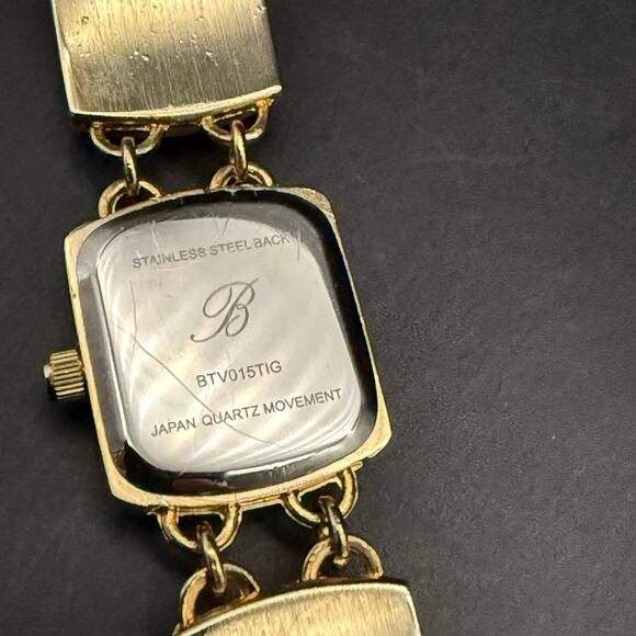 Brighton Tiger’s Eye Gold Quartz Wristwatch Watch Mother Of Pearl Dial BTV015TIG main image 7